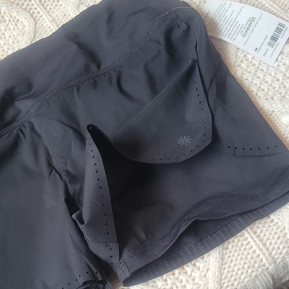 Athleta Women's Black Athletic Shorts - Picture 9 of 16